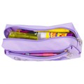 Пенал мягкий ЮНЛАНДИЯ, 2 отделения, полиэстер, "Bunny", фиолетовый, 20х7х9 см, 228989 228989