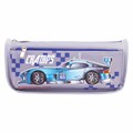 Пенал мягкий ЮНЛАНДИЯ, 2 отделения, полиэстер, "Car champion", серый, 21х6х9 см, 228983 228983