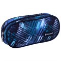 Пенал-косметичка BRAUBERG овальный, полиэстер, "Lines", 22х9х5 см, 229273 229273