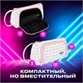 Пенал-косметичка BRAUBERG с ручкой, 1 откидная планка, полиэстер, 22x10х8 см, "Checkered white", 271558 271558