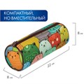 Пенал-тубус BRAUBERG, с эффектом Soft Touch, мягкий, "Cats", 22х8 см, 229008 229008