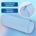 Пенал-тубус BRAUBERG, с эффектом Soft Touch, мягкий, пастельно-голубой, 22х8 см, 272300 272300