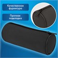 Пенал-тубус BRAUBERG, с эффектом Soft Touch, мягкий, черный, 22х8 см, 272302 272302