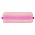 Пенал-тубус BRAUBERG, сетка, 22х5х5 см, розовый, 272235 272235
