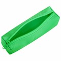 Пенал-тубус ПИФАГОР на молнии, ткань, зеленый, 20х5 см, 272258 272258