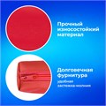 Пенал-тубус ПИФАГОР на молнии, ткань, красный, 20х5 см, 272256 272256