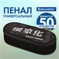 Пенал-футляр BRAUBERG, 1 отделение, органайзер, полиэстер, 22x9x5 см, "Emotions", 271588 271588