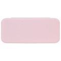 Пенал пластиковый BRAUBERG, пастельный розовый, наклейки в комплекте, 21х9х3 см, 272271 272271