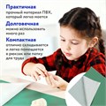 Клеёнка настольная ПИФАГОР для уроков труда, ПВХ, зеленая, 69х40 см, 227057 227057