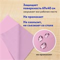 Клеёнка настольная ПИФАГОР для уроков труда, ПВХ, розовая, 69х40 см, 228115 228115