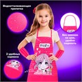 Набор для уроков труда BRAUBERG KIDS, клеенка ПВХ, накидка фартук с нарукавниками, "Anime style", 272362 272362