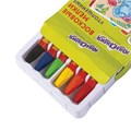 Восковые мелки утолщенные ЮНЛАНДИЯ "ЮНЛАНДИК И ИНДИЙСКИЙ СЛОН", НАБОР 6 цветов, масляная основа, 227296 227296