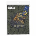 Мешок для обуви BRAUBERG PREMIUM, карман, подкладка, светоотражайка, 43х33 см, Dino attack, 272424 272424