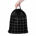 Мешок для обуви BRAUBERG БОЛЬШОЙ, с ручкой, карман на молнии, сетка, 49х41 см, "Checkered", 272404 272404