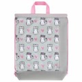 Мешок для обуви ЮНЛАНДИЯ с ручками, боковой карман на молнии, 46х36 см, "Kitties", 272407 272407