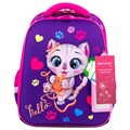 Ранец BRAUBERG FIT, 2 отделения, "Playing kitty", 3D-панель, 38х27х14 см, 270615 270615