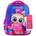 Ранец BRAUBERG FIT, 2 отделения, "Wonderful night", 3D-панель, 38х27х14 см, 270616 270616