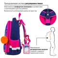 Ранец BRAUBERG PREMIUM, 2 отделения, с брелоком, "Cute fox", LED-ЛАМПОЧКИ, 38х29х16 см, 272019 272019