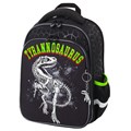 Ранец BRAUBERG QUADRO, 3 отделения, с брелком, "Tyrannosaur", светящийся рисунок, 37х28х18 см, 272021 272021 - фото 265644