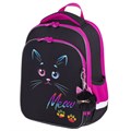 Ранец BRAUBERG QUADRO, 3 отделения, с брелоком, "Black cat", 37х28х18 см, 271358 271358 - фото 265679