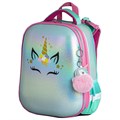 Ранец BRAUBERG SHINY, 2 отделения, с брелком, "Magic unicorn", 38х28х14 см, 270694 270694 - фото 265756