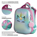 Ранец BRAUBERG SHINY, 2 отделения, с брелком, "Magic unicorn", 38х28х14 см, 270694 270694