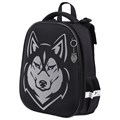 Ранец BRAUBERG SHINY, 2 отделения, с брелоком, "Husky", СВЕТЯЩИЙСЯ РИСУНОК, 38х28х14 см, 271383 271383 - фото 265881