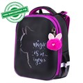 Ранец BRAUBERG SHINY, 2 отделения, с брелоком, "Magic cat", 38х28х14 см, 271381 271381