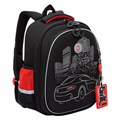 Ранец GRIZZLY анатомическая спинка, c бейджем, для мальчиков, "NIGHT RACE", 36х28х20 см, RAz-287-8/1 272802 - фото 265933