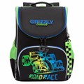 Ранец GRIZZLY анатомическая спинка, с мешком для обуви, для мальчиков, ROAD RACE, 33х25х13 см, RAm-485-2/1 272794