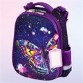 Ранец ЮНЛАНДИЯ EXTRA, с дополнительным объемом, "Colorful butterfly", 38х29х18 см, 270674 270674