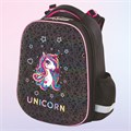 Ранец ЮНЛАНДИЯ EXTRA, с дополнительным объемом, "Rainbow unicorn", СВЕТЯЩИЙСЯ РИСУНОК, 38x29x18 см, 229932 229932