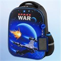 Ранец ЮНЛАНДИЯ LIGHT, 2 отделения, "Space war", 38х29х16 см, 270607 270607