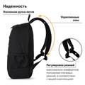 Рюкзак BRAUBERG DYNAMIC универсальный, эргономичный, черный, 43х30х13 см, 270801 270801