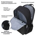Рюкзак BRAUBERG FASHION CITY универсальный, 2 отделения, Norm, черный, 46х31х15 см, 272573 272573