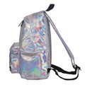 Рюкзак BRAUBERG GLOSSY универсальный, блестящий, серебро, 41х32х14 см, 226421 226421
