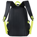 Рюкзак BRAUBERG HIGH SCHOOL универсальный, 3 отделения, "Акцент", черный/салатовый, 46х31х18 см, 270761 270761