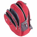 Рюкзак BRAUBERG HIGH SCHOOL универсальный, 3 отделения, "Рассвет", красный, 46х31х18 см, 225522 225522