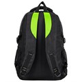 Рюкзак BRAUBERG TITANIUM универсальный, 3 отделения, черный, салатовые вставки, 45х28х18 см, 270766 270766