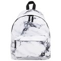 Рюкзак BRAUBERG СИТИ-ФОРМАТ универсальный, "White marble", бело-черный, 41х32х14 см, 229886 229886