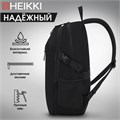 Рюкзак HEIKKI CHOICE (ХЕЙКИ) универсальный, 2 отделения, багажная лента, черный, 42х32х13 см, 272537 272537