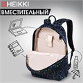 Рюкзак HEIKKI DREAM (ХЕЙКИ) универсальный, с карманом для ноутбука, эргономичный, Neon cats, 42х26х14 см, 272524 272524