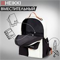 Рюкзак HEIKKI EDITION (ХЕЙКИ) универсальный, 6 карманов, бежевый/черный, 42х30х14 см, 272541 272541