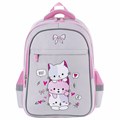Рюкзак BRAUBERG FAVOUR, 2 отделения, 3 кармана, "Fluffy kittens", 40х29х15 см, 271417 271417