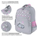 Рюкзак BRAUBERG SOFT, 2 отделения, 3 кармана, "Sleepy cat", СВЕТЯЩИЙСЯ, 40х31х15 см, 272035 272035