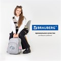Рюкзак BRAUBERG SOFT, 2 отделения, 3 кармана, "Sleepy cat", СВЕТЯЩИЙСЯ, 40х31х15 см, 272035 272035