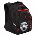 Рюкзак GRIZZLY школьный, анатомическая спинка, 2 отделения, для мальчиков, FOOTBALL, 38х26х20 см, RB-350-1/1 272849 - фото 270352