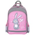 Рюкзак ПИФАГОР SCHOOL, 1 отделение, 3 кармана, "Adorable bunny", 38x28х14 см, 270654 270654
