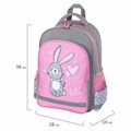 Рюкзак ПИФАГОР SCHOOL, 1 отделение, 3 кармана, "Adorable bunny", 38x28х14 см, 270654 270654