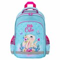 Рюкзак ПИФАГОР SCHOOL, 1 отделение, 3 кармана, "Pretty bunny", 38x28х14 см, 273168 273168